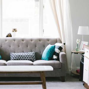 Grey Fabric Sofa